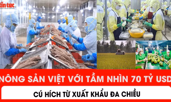 Nông sản Việt với tầm nhìn 70 tỷ USD: Cú hích từ xuất khẩu đa chiều