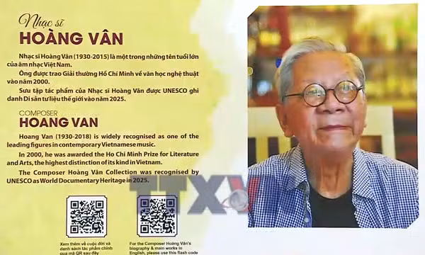 Gìn giữ gia tài âm nhạc Hoàng Vân - di sản tư liệu thế giới