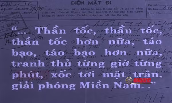 Thông điệp lịch sử: Thần tốc, táo bạo, quyết chiến và toàn thắng