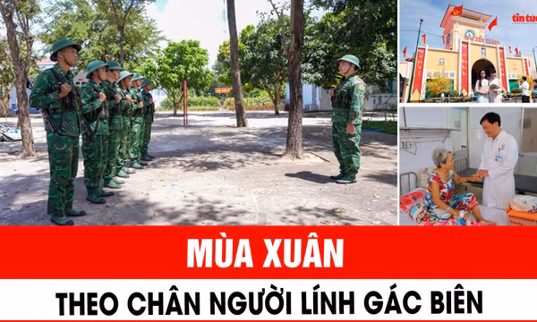 Mùa Xuân theo chân người lính gác biên