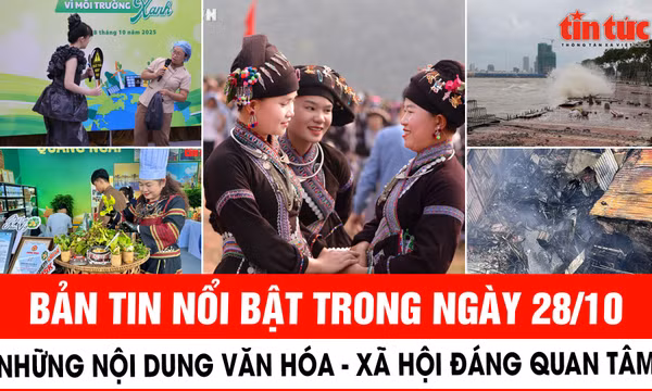 Điểm tin 28/10: ‘Thu mỹ vị’: Điểm hẹn ẩm thực Việt từ 34 tỉnh, thành phố tại Hội chợ mùa thu 2025