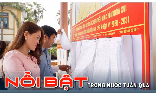 Tin tức TV nổi bật tuần qua: Tập trung thực hiện công tác bầu cử đại biểu Quốc hội khóa XVI