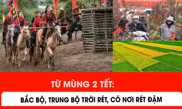 Từ mùng 2 Tết, Bắc Bộ, Bắc Trung Bộ trời rét, vùng núi có nơi rét đậm