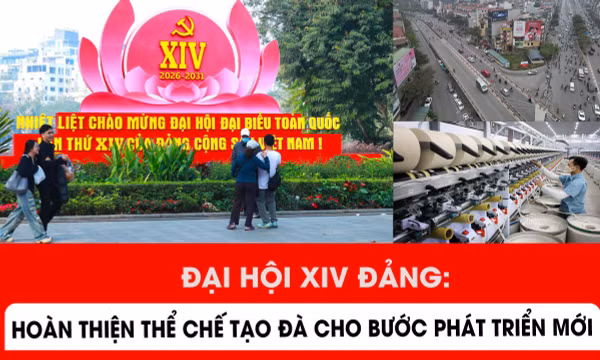 Đại hội XIV của Đảng: Hoàn thiện thể chế kinh tế tạo đà cho bước phát triển mới