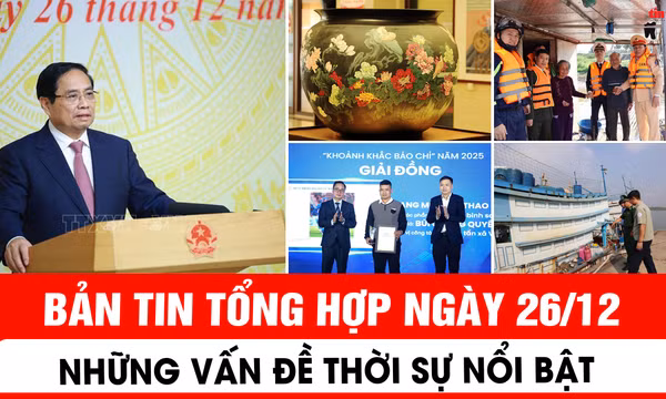 Bản tin tổng hợp ngày 26/12 - Những vấn đề thời sự nổi bật
