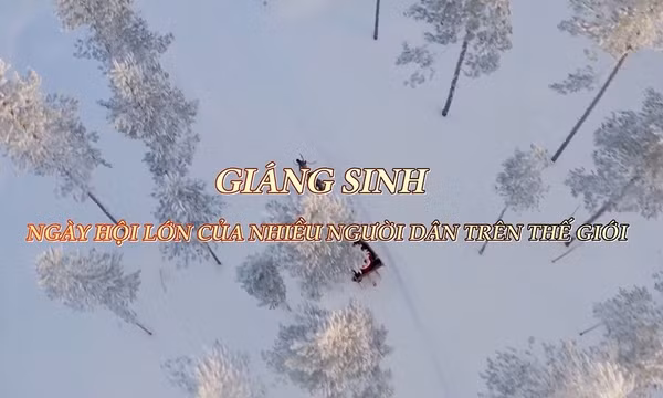 Thông điệp lịch sử: Giáng sinh - ngày hội lớn của nhiều người dân trên thế giới
