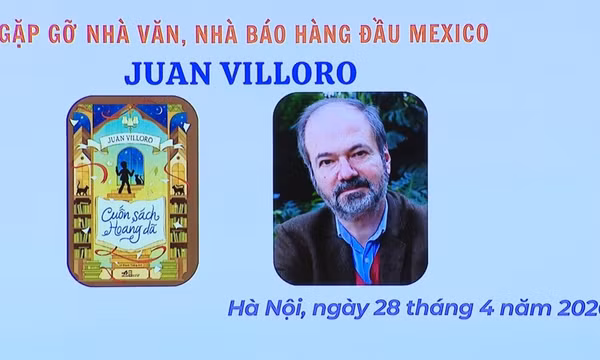Nhà văn Juan Villoro mang 'phép màu văn chương' đến Việt Nam