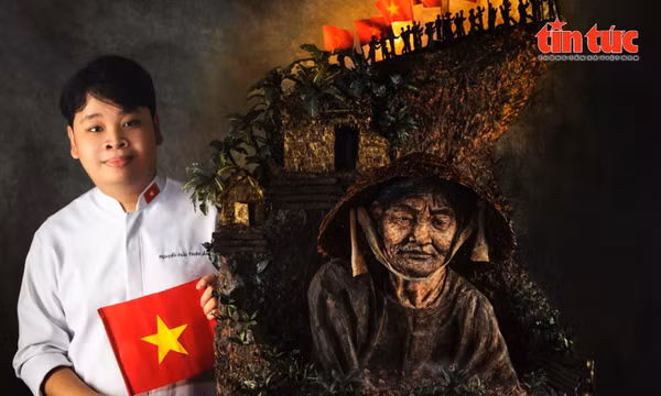 Kể chuyện lịch sử bằng nghệ thuật tạo hình từ bánh
