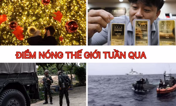 Tin tức TV: Không khí Giáng sinh và năm mới rộn ràng khắp thế giới; giá vàng, bạc, bạch kim lập kỉ lục