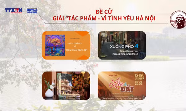 Đề cử giải Tác phẩm - Giải thưởng Bùi Xuân Phái - Vì tình yêu Hà Nội 2025
