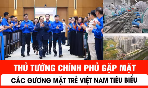 Thủ tướng Chính phủ gặp mặt các Gương mặt trẻ Việt Nam tiêu biểu