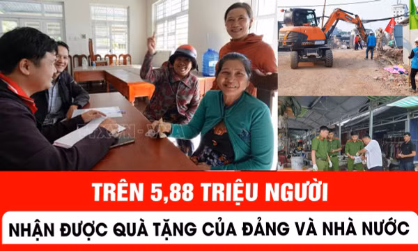 Trên 5,88 triệu người nhận được quà tặng của Đảng và Nhà nước