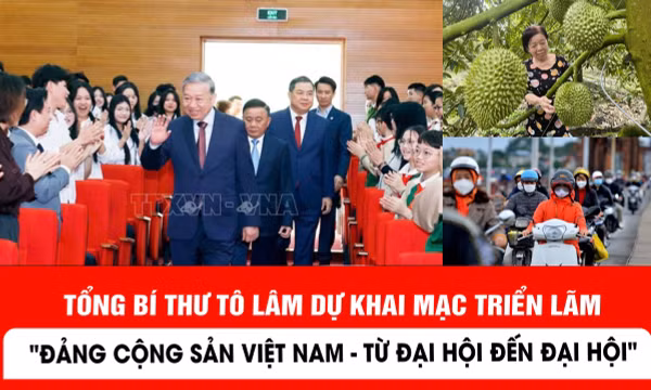 Tổng Bí thư Tô Lâm dự khai mạc triển lãm 'Đảng Cộng sản Việt Nam - Từ Đại hội đến Đại hội'