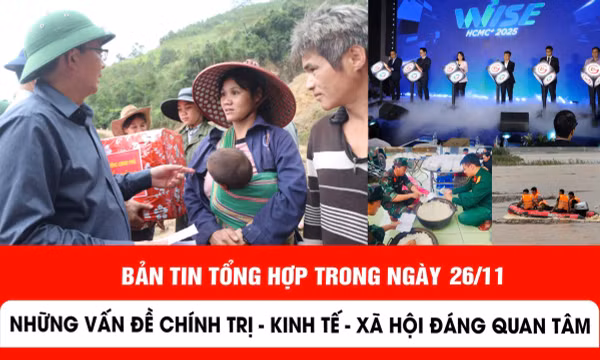 Bản tin nổi bật tối ngày 24/11 của Báo Tin tức và Dân tộc.