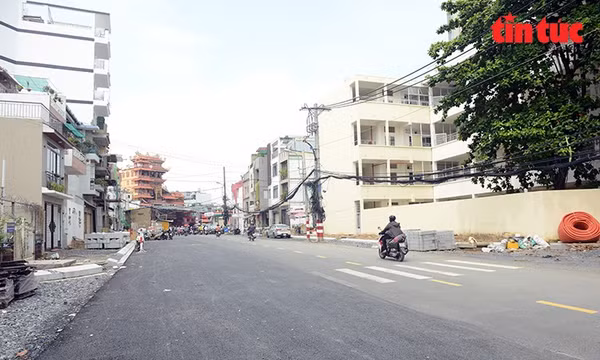Dự án nâng cấp, mở rộng đường Chu Văn An đang tăng tốc về đích cuối năm 2025.