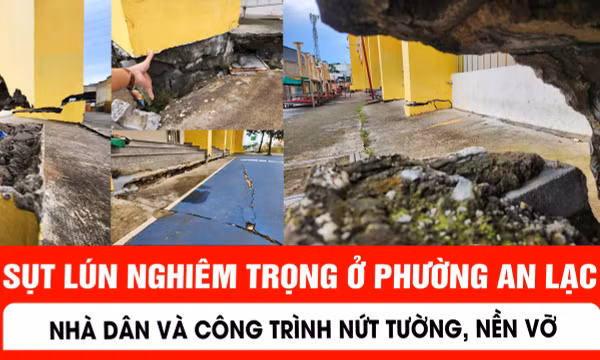 Phường An Lạc (TP Hồ Chí Minh) được ghi nhận là một trong những điểm sụt lún mạnh nhất Thành phố với biên độ tới 81 cm trong giai đoạn 2005–2017.