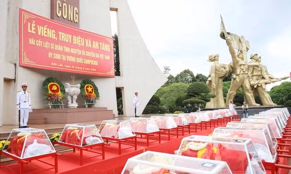 Nỗ lực cao nhất để tìm kiếm, đưa các anh hùng liệt sĩ về với gia đình, quê hương