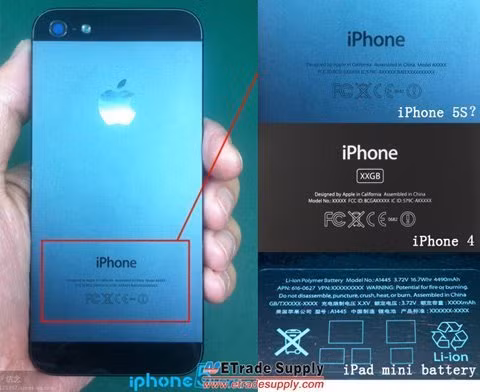  Lộ ảnh iPhone 5S có nâng cấp phần cứng ảnh 1