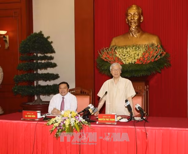 Tổng Bí thư Nguyễn Phú Trọng gặp mặt các đại biểu nông dân xuất sắc ảnh 1