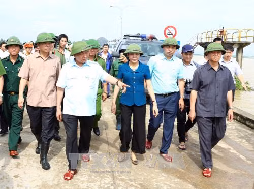 Thủ tướng đề nghị Ninh Bình sẵn sàng ứng cứu, bảo vệ đê và người dân ảnh 1