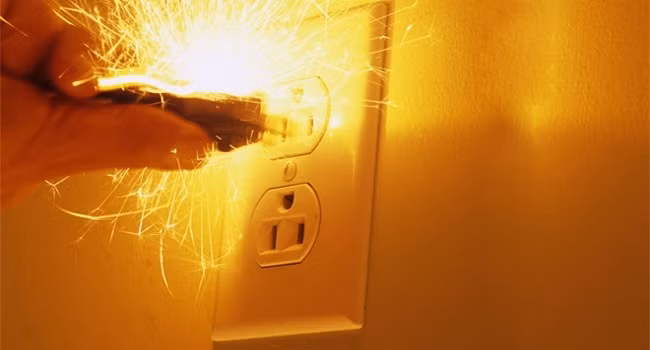 Lưu ý dùng đồ điện trong mùa mưa bão để không bị giật ảnh 1