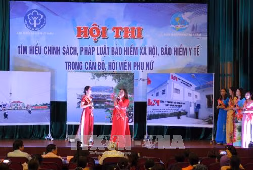 Hội viên phụ nữ thi tìm hiểu về bảo hiểm xã hội và bảo hiểm y tế ảnh 1