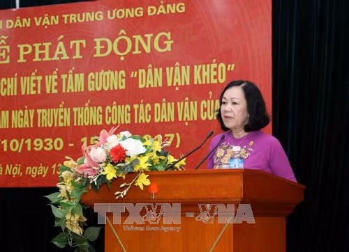 Phát động Cuộc thi báo chí viết về tấm gương 'Dân vận khéo' ảnh 1
