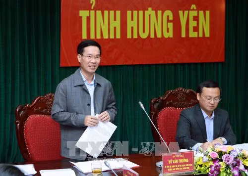 Đoàn kiểm tra của Ban Bí thư Trung ương Đảng làm việc tại Hưng Yên ảnh 1