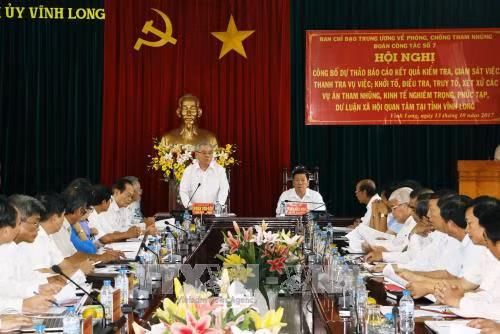 Kiểm tra, giám sát việc xử lý các vụ án tham nhũng, kinh tế nghiêm trọng tại Vĩnh Long ảnh 1