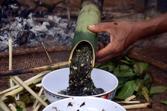 “Canh thụt”- món ăn đậm đà bản sắc của đồng bào M’Nông ảnh 1