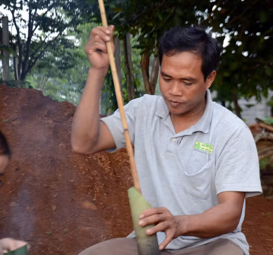 “Canh thụt”- món ăn đậm đà bản sắc của đồng bào M’Nông ảnh 2