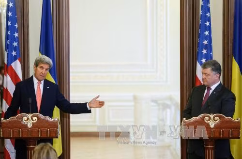 Ngoại trưởng Mỹ nêu quan điểm về xung đột ở Đông Ukraine ảnh 1