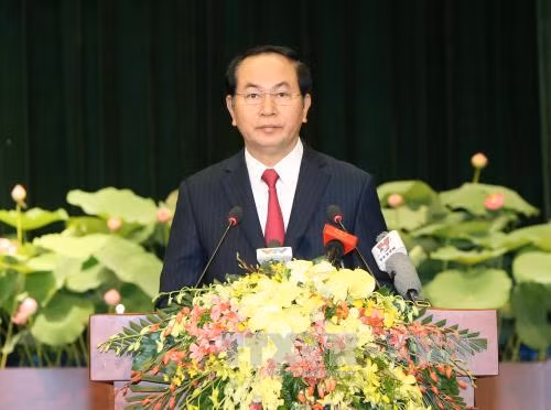 Phát biểu của Chủ tịch nước tại Lễ kỷ niệm 40 năm ngày Sài Gòn mang tên Bác ảnh 1