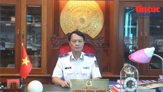 Thiếu tướng Lương Đình Hưng, Phó Tư lệnh Pháp luật, Bộ Tư lệnh Cảnh sát biển Việt Nam. Ảnh: Viết Tôn