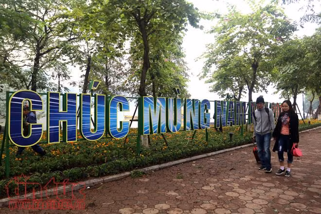 Hà Nội rực rỡ cờ hoa đón năm mới Mậu Tuất ảnh 5