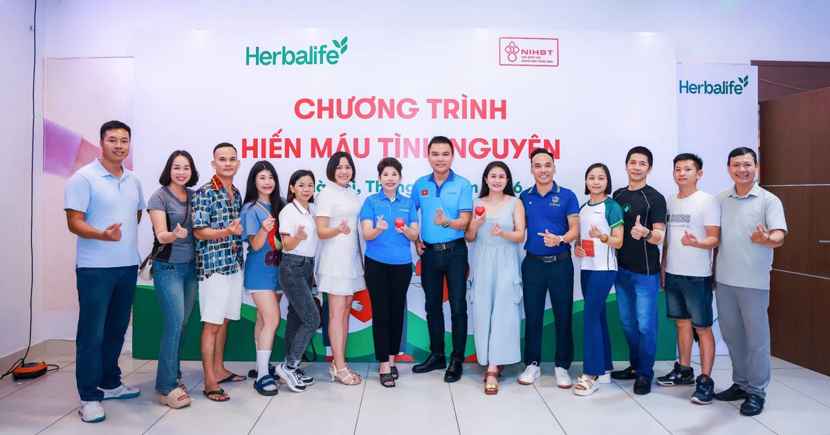 Herbalife Việt Nam tổ chức hiến máu tình nguyện vì cộng đồng
