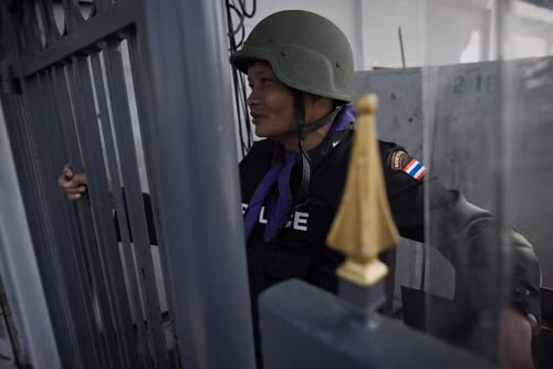 Bangkok 'yên ắng' trước cuộc 'đại biểu tình' ảnh 8