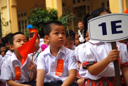 Náo nức ngày hội toàn dân đưa trẻ đến trường ảnh 2