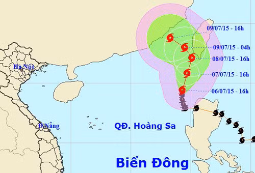 Bão Linfa vào Biển Đông, trở thành cơn bão số 2 ảnh 1