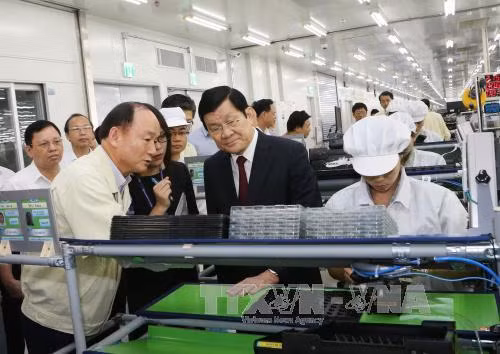 Chủ tịch nước thăm và làm việc tại Thái Nguyên ảnh 2