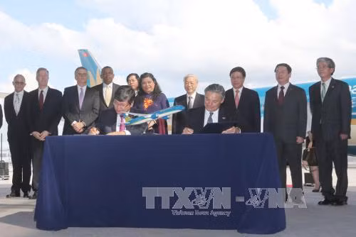 Bàn giao Boeing 787-9 Dreamliner đầu tiên cho Việt Nam ảnh 3