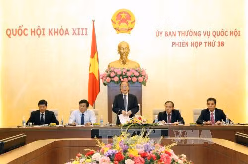Chủ tịch Quốc hội tiếp các Đại sứ Việt Nam trước khi lên đường ảnh 1