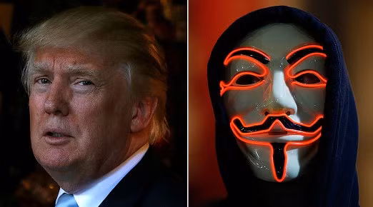 Nhóm tin tặc nổi tiếng thế giới phát cảnh báo cứng rắn đối với ông Trump ảnh 1