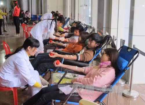 Hiến máu phục vụ điều trị, cấp cứu bệnh nhân trong dịp Tết Nguyên đán ảnh 1
