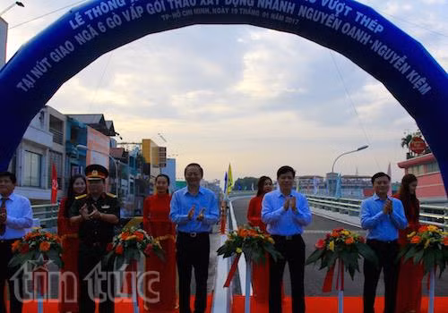 Khánh thành và thông xe nhánh 1 cầu vượt ngã sáu Gò Vấp ảnh 1