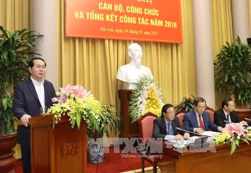 Nâng cao chất lượng công tác tham mưu, phục vụ của Văn phòng Chủ tịch nước ảnh 1