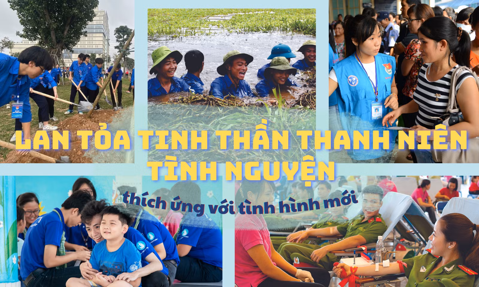 Lan tỏa tinh thần thanh niên tình nguyện thích ứng với tình hình mới 