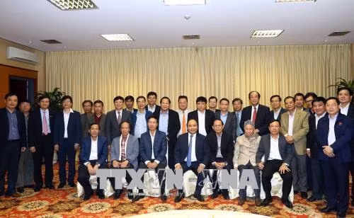 Thủ tướng Nguyễn Xuân Phúc gặp mặt lãnh đạo các cơ quan thông tấn, báo chí ảnh 2
