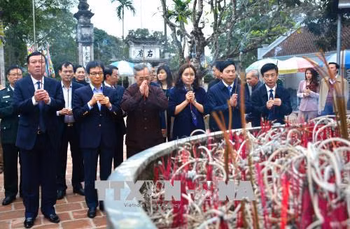 Phó Thủ tướng Vũ Đức Đam kiểm tra công tác chuẩn bị Lễ hội đền Trần tại Nam Định ảnh 1
