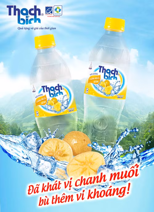 Thạch Bích tung sản phẩm Nước khoáng Chanh leo Thạch Bích có gas mới ảnh 5